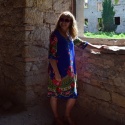 Ludowa sukienka Madlen wzór góralski Cleo 5 kolorów - szyta na zamówienie