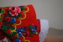 Spódnica góralska w kwiaty wzór Cleo różne kolory z podszewką i koronką, na gumce - wysyłka w 48h