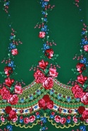 Ludowa sukienka Madlen wzór góralski Cleo 5 kolorów - szyta na zamówienie