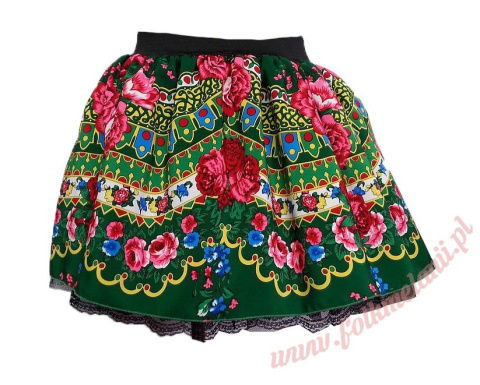 Spódnica Słowianka 36/38 z tiulem i z koronką na gumce różne wzory - wysyłka w 48h Spódnica Słowianka 36/38 z tiulem i z koronką na gumce różne wzory - wysyłka w 48h